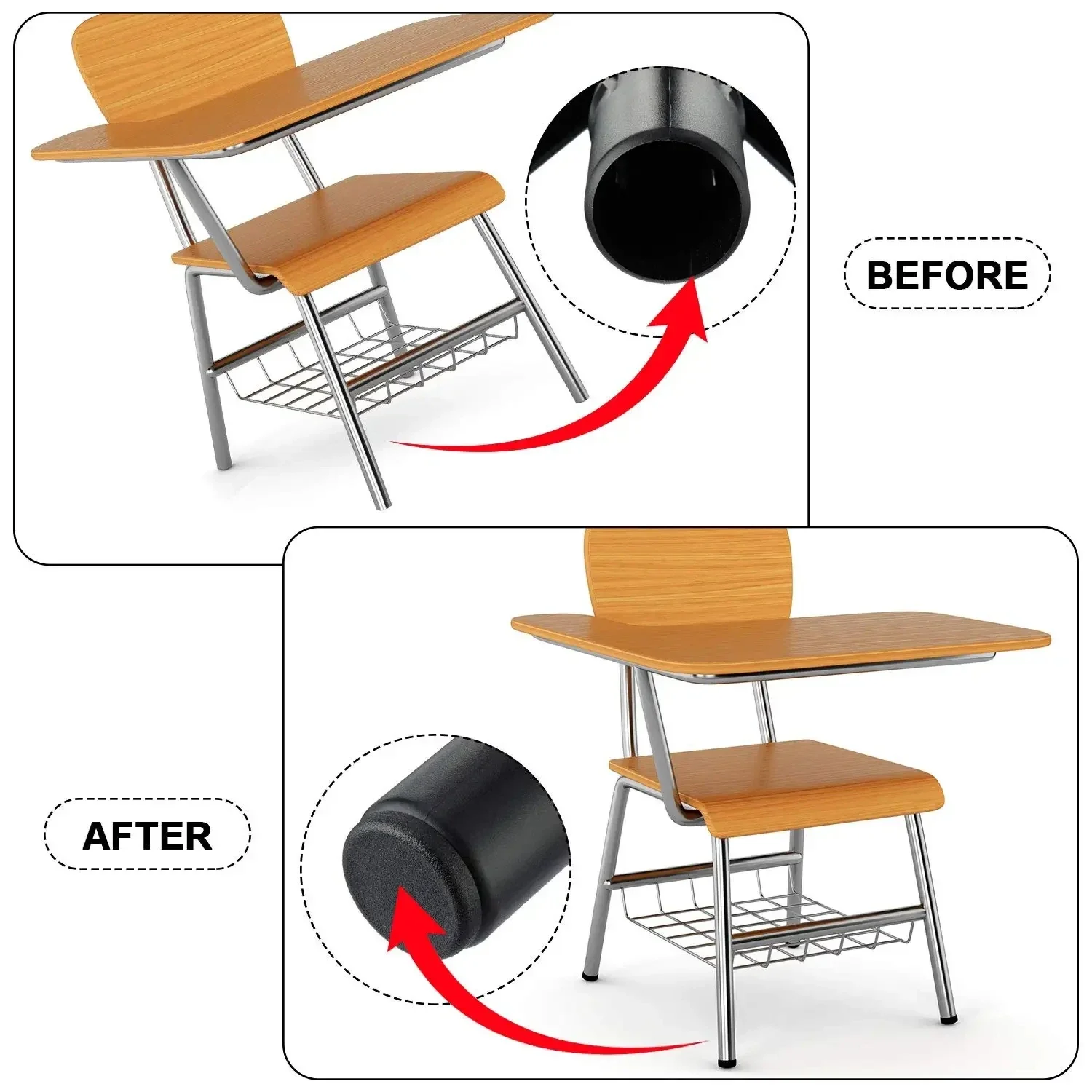 Black Round Pipe Plug 10-60mm  - огляд і ціна Plastic Pipe Clip