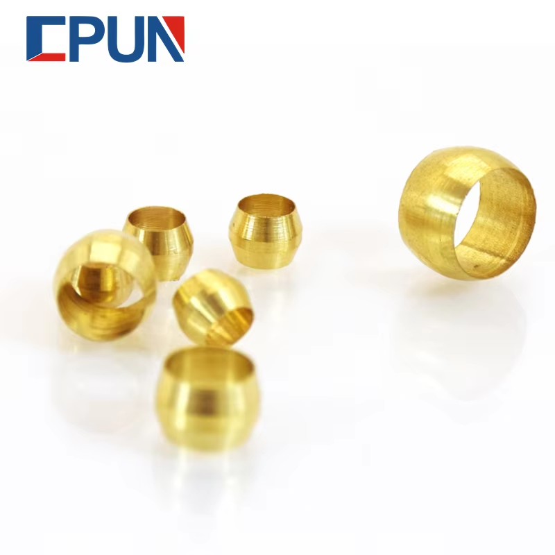10pc Brass Double taper ferrul - огляд і ціна Compression Fitting Brass