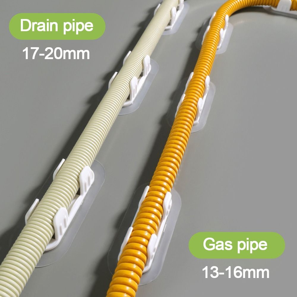 5pcs Plastic Pipe Clamp Hooks  - огляд і ціна Drain Pipe Clip
