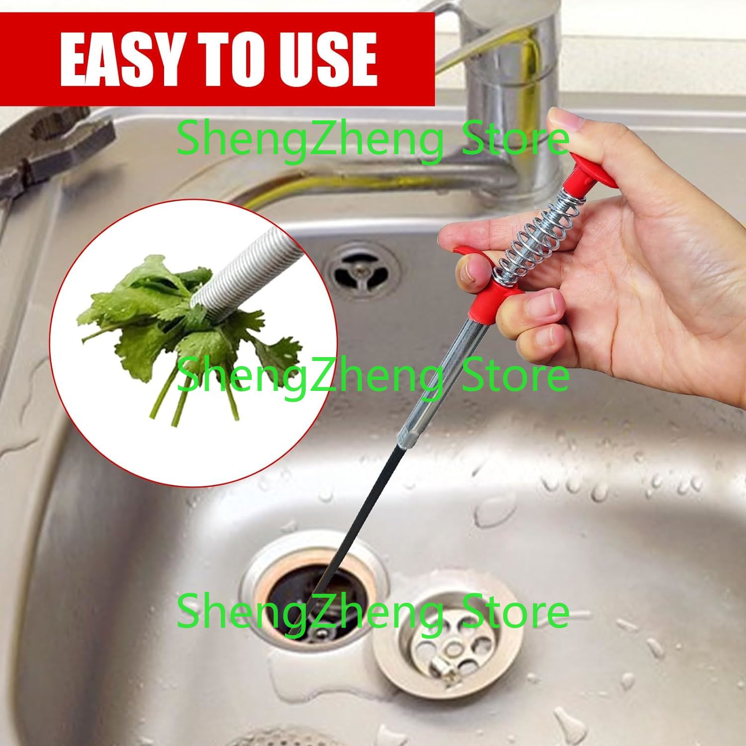 1Pcs Drain Snake Hair Drain Cl - огляд і ціна Drain Snake Flexible